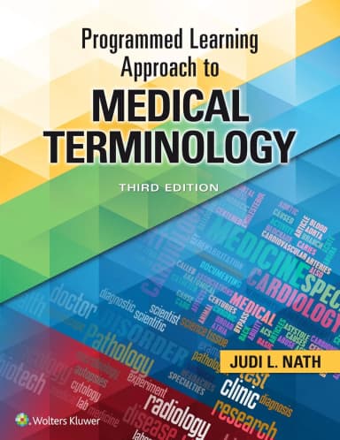 Image of - Programmed Learning Approach to Medical Terminology | Third Edition | Paperback