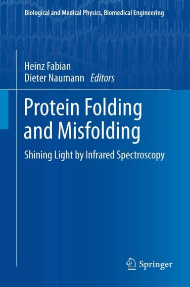 Image of - Protein Folding and Misfolding Shining Light By Infrared Spectroscopy | Hardcover