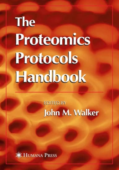 Image of - The Proteomics Protocols Handbook | Paperback
