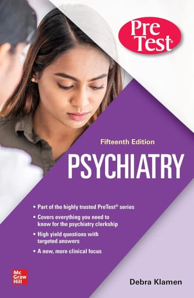 Image of - Psychiatry Pretest Self Assessment And Review (Ie) 15th Edition | Paperback