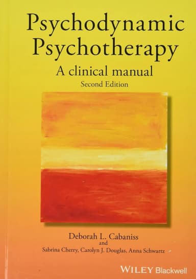 Image of - Psychodynamic Psychotherapy A Clinical Manual | 2nd Edition | Hardcover