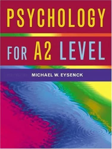 Image of - Psychology for A2 Level