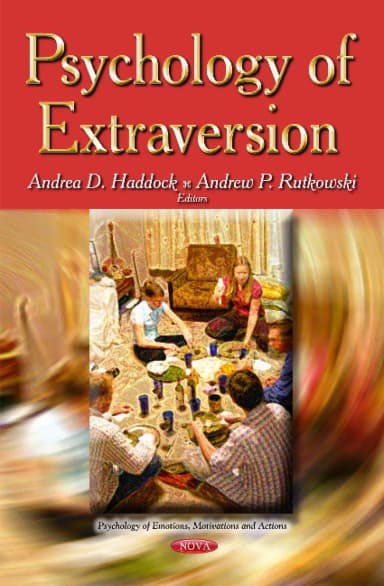 Image of - Psychology of Extraversion | Hardcover