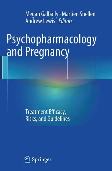 Image of - Psychopharmacology and Pregnancy | Paperback