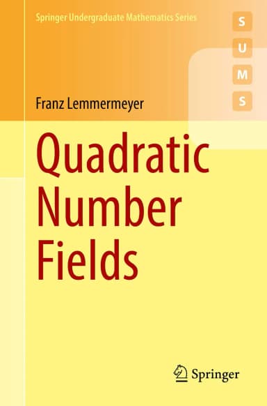 Image of - Quadratic Number Fields | Paperback