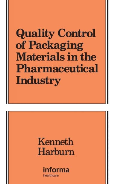 Image of - Quality Control of Packaging Materials in the Pharmaceutical Industry | Hardcover