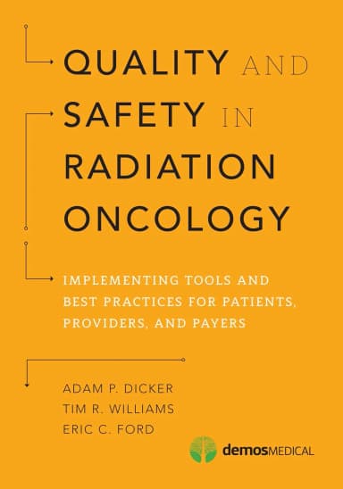 Image of - Quality and Safety in Radiation Oncology | Paperback