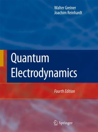Image of - Quantum Electrodynamics | 4th Edition | Paperback