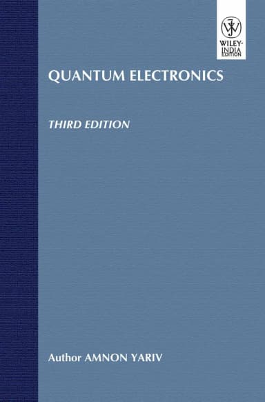Image of - Quantum Electronics | Third Edition | Paperback