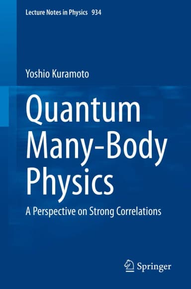 Image of - Quantum Many Body Physics A Perspective On Strong Correlations | Paperback