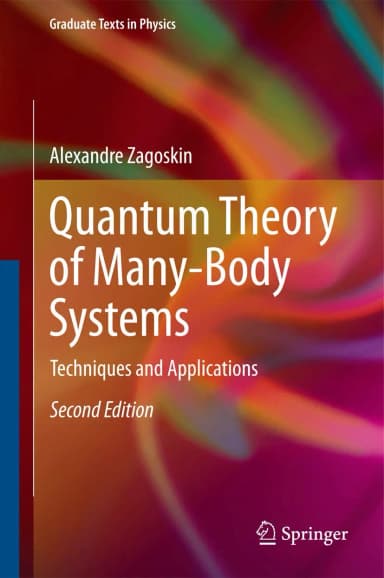Image of - Quantum Theory of Many-Body Systems | 2nd Edition | Hardcover