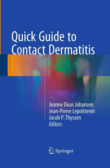 Image of - Quick Guide To Contact Dermatitis | Paperback