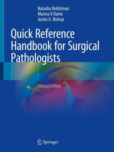 Image of - Quick Reference Handbook For Surgical Pathologists 2nd Edition | Paperback