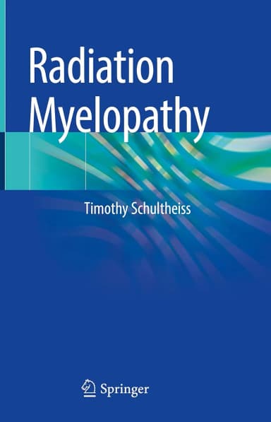 Image of - Radiation Myelopathy | Hardcover