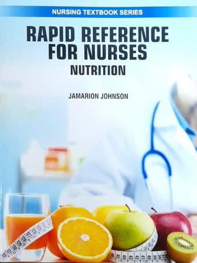 Image of - Rapid Reference for Nurses Nutrition (Nursing Textbook Series) | Paperback