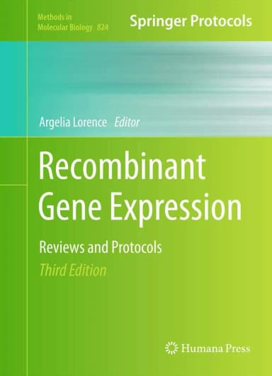Image of - Recombinant Gene Expression | Third Edition | Hardcover
