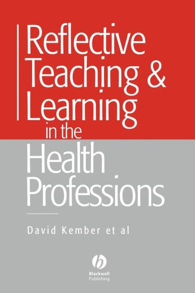 Image of - Reflective Teaching and Learning in the Health Professions | Paperback