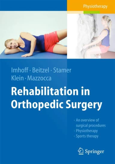 Image of - Rehabilitation in Orthopedic Surgery | Hardcover
