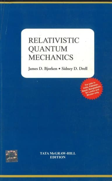 Image of - Relativistic Quantum Mechnaics | Paperback