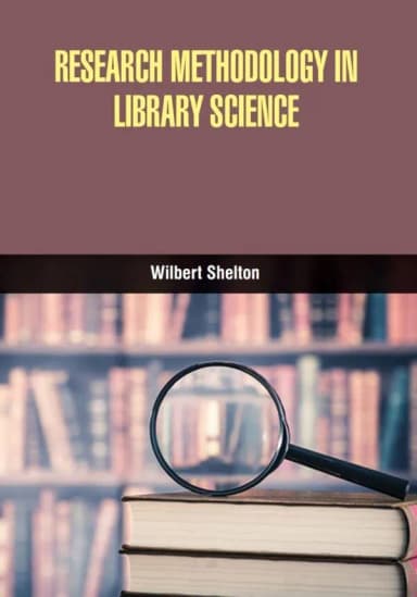 Image of - Research Methodology In Library Science | Hardcover