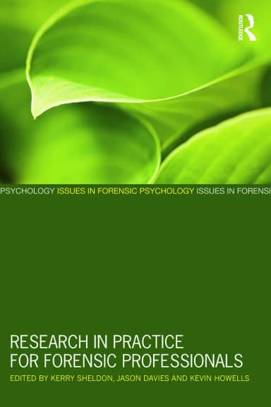 Image of - Research in Practice for Forensic Professionals | Paperback
