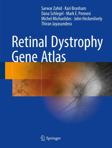 Image of - Retinal Dystrophy Gene Atlas | Hardcover