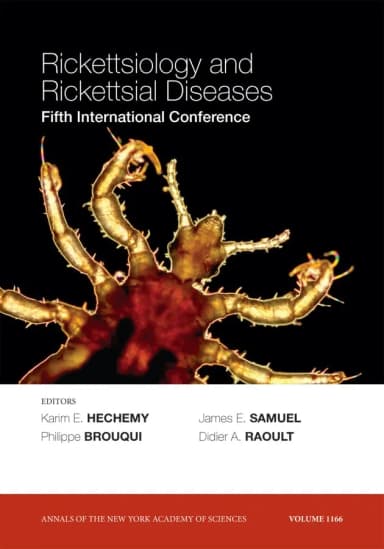 Image of - Rickettsiology and Rickettsial Diseases | Paperback