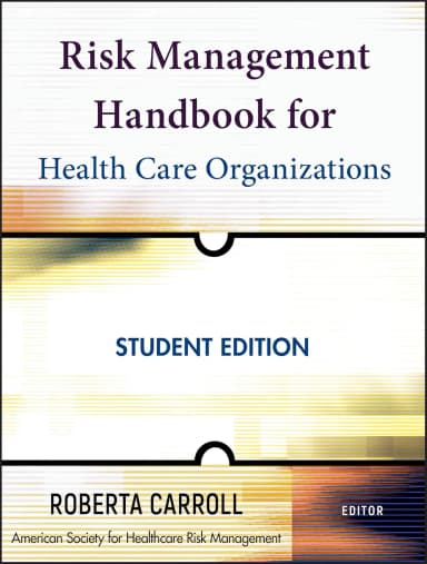 Image of - Risk Management Handbook for Health Care Organizations Student Edition | Paperback