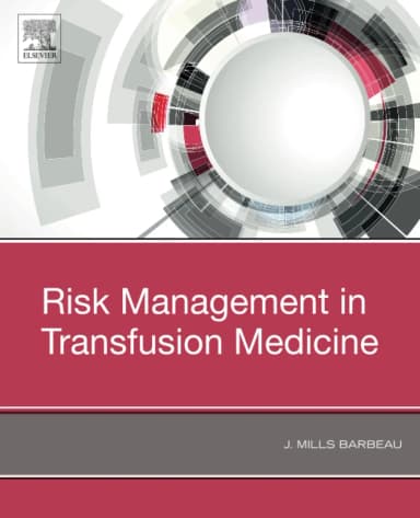 Image of - Risk Management In Transfusion Medicine | Paperback
