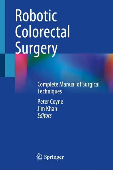 Image of - Robotic Colorectal Surgery Complete Manual Of Surgical Techniques | Hardcover