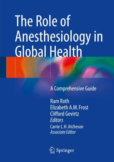 Image of - The Role of Anesthesiology in Global Health | Paperback