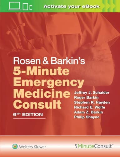 Image of - Rosen and Barkin's 5-Minute Emergency Medicine Consult | 6th Edition | Hardcover