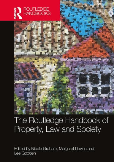 Image of - The Routledge Handbook Of Property Law And Society | Hardcover