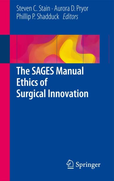 Image of - The SAGES Manual Ethics of Surgical Innovation | Hardcover