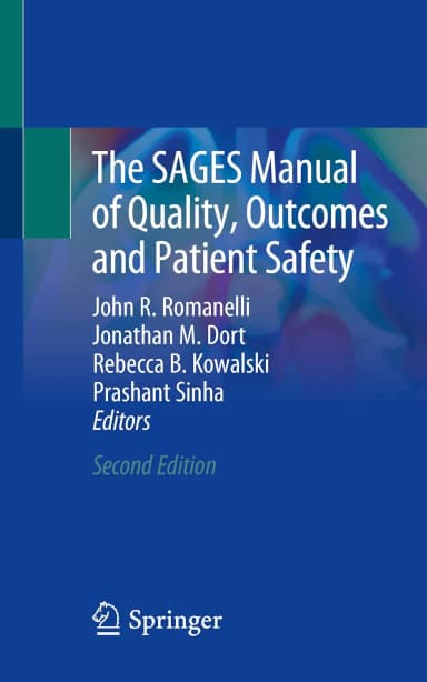 Image of - The Sages Manual Of Quality Outcomes And Patient Safety 2nd Edition | Paperback
