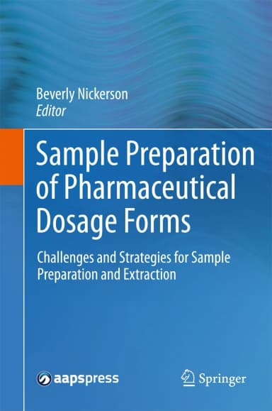 Image of - Sample Preparation of Pharmaceutical Dosage Forms | Hardcover