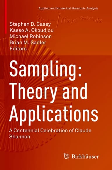Image of - Sampling Theory And Applications A Centennial Celebration Of Claude Shannon | Paperback