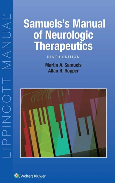 Image of - Samuels's Manual of Neurologic Therapeutics | 9e | Paperback