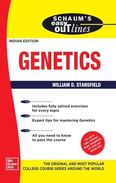 Image of - Schaum's Easy Outlines Of Genetics | Paperback