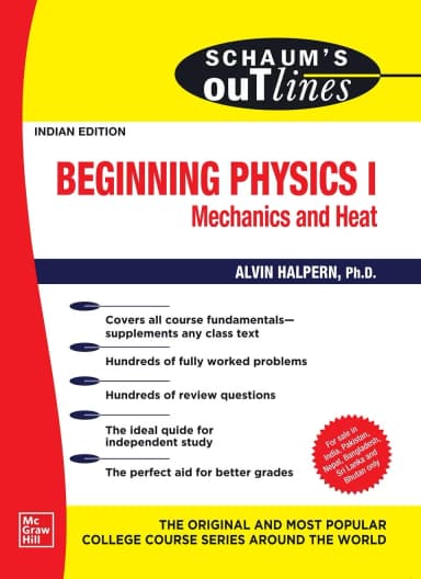 Image of - Schaum's Outline Of Beginning Physics I Mechanics And Heat | Paperback