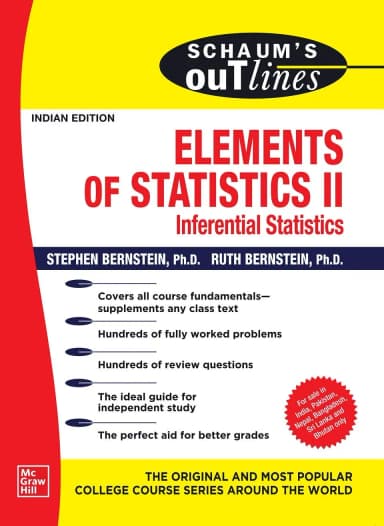 Image of - Schaum's Outline Of Elements Of Statistics II Inferential Statistics | Paperback
