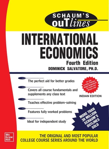 Image of - Schaum's Outline Of International Economics | 4th Edition | Paperback