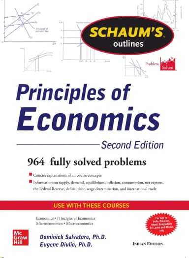 Image of - Schaum's Outlines Of Principles Of Economics Problem Solved 2nd Edition | Paperback