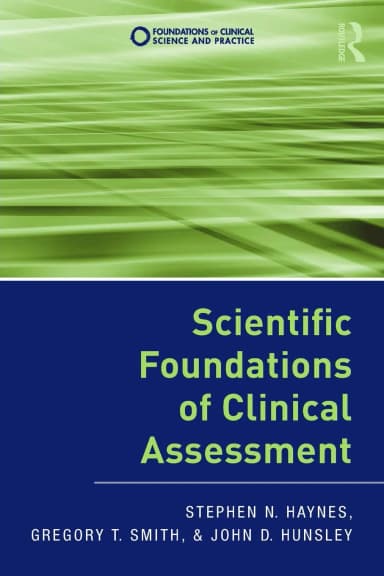 Image of - Scientific Foundations of Clinical Assessment | Paperback