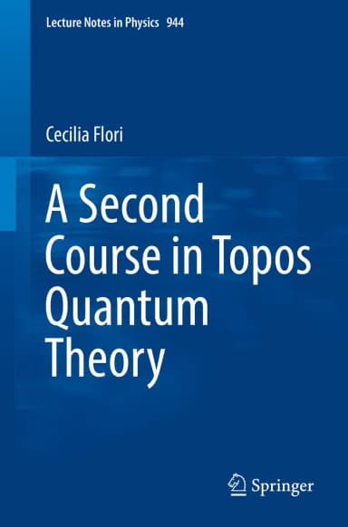 Image of - A Second Course In Topos Quantum Theory | Paperback