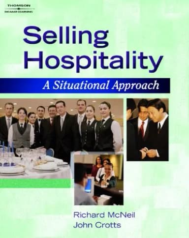 Image of - Selling Hospitality A Situational Approach | Hardcover