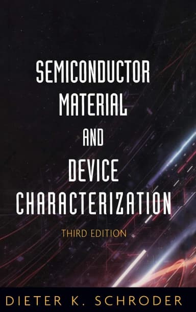 Image of - Semiconductor Material and Device Characterization | Third Edition | Hardcover