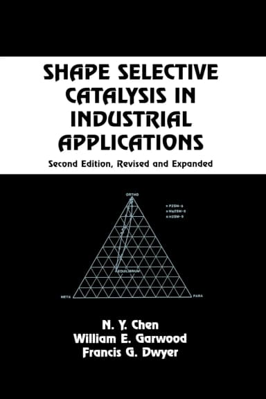 Image of - Shape Selective Catalysis in Industrial Applications | 2nd Edition