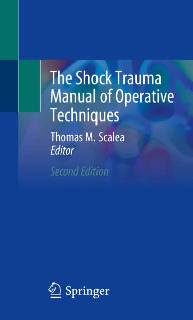 Image of - The Shock Trauma Manual Of Operative Techniques 2nd Edition | Paperback