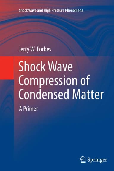 Image of - Shock Wave Compression Of Condensed Matter A Primer | Paperback
